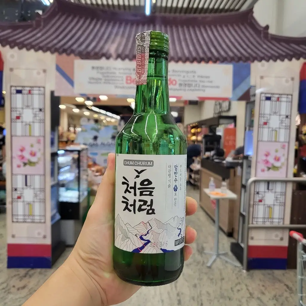 Soju Coreano Chum Churum sem Sabor na Shopee