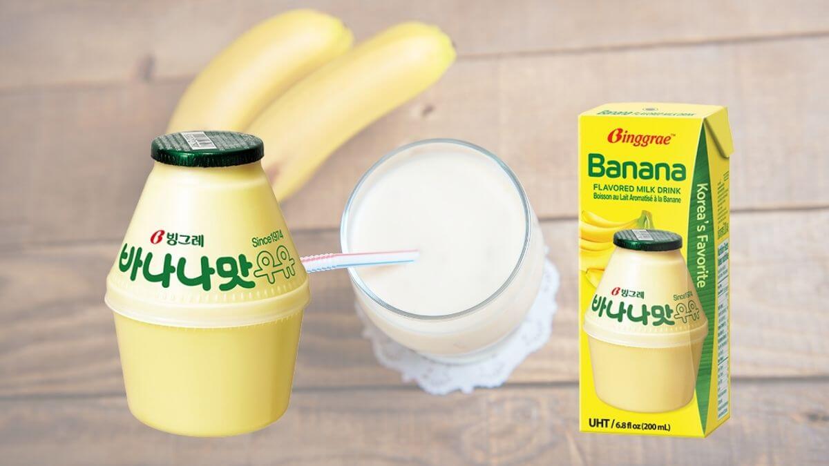 Leite de Banana Coreano (Banana Milk) - Curiosidades e Onde comprar! | Comidas Asiáticas Leite de Banana Coreano (Banana Milk) – Curiosidades e Onde comprar!