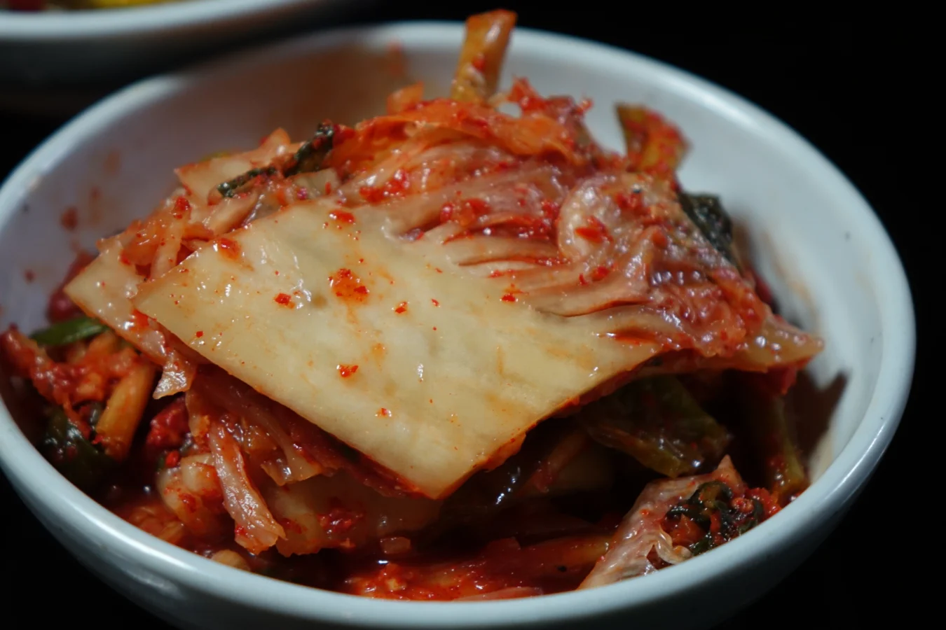 Baechu kimchi coreano de acelga fermentada
