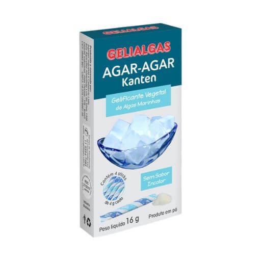 kanten Agar Agar em pó Gelialgas